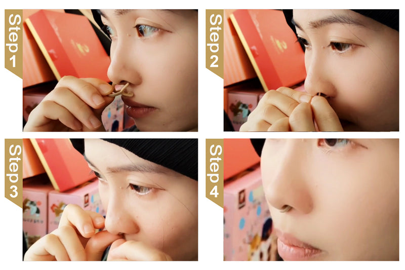 鼻舒眠配戴教學 Step 1 至 Step 4